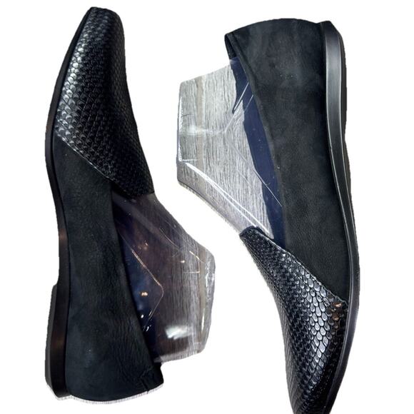 ECCO WOMEN'S TOUCH BALLERINA 2.0 SCALE Size 41/10-10.5 Black Color Flats - Picture 5 of 7